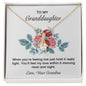 Alluring Beauty Necklace To My Granddaughter
