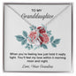 Alluring Beauty Necklace To My Granddaughter
