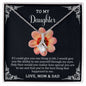 alluring Beauty Necklace To My Daughter