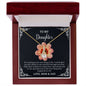 alluring Beauty Necklace To My Daughter