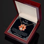 alluring Beauty Necklace To My Daughter